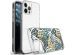 iMoshion Coque Design iPhone 12 (Pro) - Jungle - Blanc / Noir