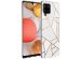 iMoshion Coque Design Samsung Galaxy A42 - White Graphic