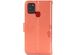 Etui de téléphone Fleurs de Trèfle Galaxy A21s - Orange