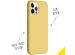 Accezz Coque Liquid Silicone iPhone 12 (Pro) - Jaune