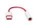 OnePlus Adaptateur de connexion audio USB-C vers Jack 3,5 mm - Rouge
