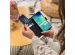 Etui de téléphone Fleurs de Trèfle Samsung Galaxy A70 - Noir