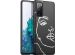 iMoshion Coque Design Samsung Galaxy S20 FE - Visage abstrait - Blanc