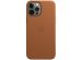 Apple Coque Leather MagSafe iPhone 12 Pro Max - Saddle Brown