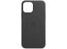 Apple Coque Leather MagSafe iPhone 12 (Pro) - Black