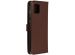 Selencia Étui de téléphone portefeuille en cuir véritable Galaxy Note 10 Lite