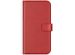 Selencia Étui de téléphone portefeuille en cuir véritable Huawei Y6 (2018) - Rouge