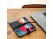 Selencia Étui de téléphone portefeuille en cuir véritable Huawei Y6 (2018)