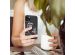 iMoshion Coque Design Samsung Galaxy A21s - Line Art Woman Blanc