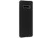 Coque silicone Carbon Samsung Galaxy S10 - Noir