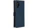 Selencia Étui de téléphone en cuir Samsung Galaxy Note 10 Plus - Bleu