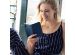 Selencia Étui de téléphone en cuir Samsung Galaxy Note 10 Plus - Bleu