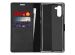 Valenta Etui téléphone portefeuille Samsung Galaxy Note 10 - Noir