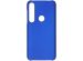 Coque unie Motorola Moto G8 Plus - Bleu