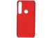 Coque unie Motorola Moto G8 Plus - Rouge