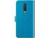 Etui de téléphone Fleurs de Trèfle OnePlus 8 - Turquoise