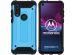 iMoshion Coque Rugged Xtreme Motorola One Action - Bleu clair