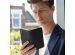 Selencia Étui de téléphone portefeuille en cuir véritable OnePlus 7