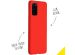 Accezz Coque Liquid Silicone Samsung Galaxy S20 Plus - Rouge