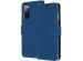 Accezz Étui de téléphone Wallet Samsung Galaxy S20 FE - Bleu foncé