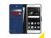 Accezz Étui de téléphone Wallet Huawei P9 Lite - Bleu