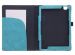 Etui portefeuille Luxe unie Kobo Aura One - Turquoise