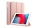 Accezz Coque tablette Smart Silicone iPad 6 (2018) 9.7 pouces / iPad 5 (2017) 9.7 pouces / Air 2 (2014) / Air 1 (2013) -  Rose Dorée