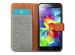 iMoshion Étui de téléphone Canvas Luxe Galaxy S5 (Plus) / Neo - Gris