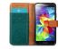 iMoshion Étui de téléphone Canvas Luxe Galaxy S5 (Plus) / Neo - Vert