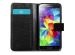 iMoshion Étui de téléphone Canvas Luxe Galaxy S5 (Plus) / Neo - Noir
