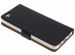 Coque silicone à rabat luxe pour Huawei P8 Lite -Noir