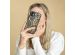 iMoshion Coque Design Samsung Galaxy S21 - Feuilles / Noir