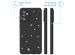iMoshion Coque Design Samsung Galaxy A72 - Etoiles / Noir