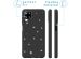iMoshion Coque Design Samsung Galaxy A12 - Etoiles / Noir