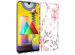 iMoshion Coque Design Samsung Galaxy M31 - Fleur - Rose