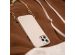 Selencia Coque Serpent avec corde iPhone 8 Plus / 7 Plus - Blanc