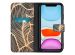 iMoshion Coque silicone design iPhone 11 - Golden Leaves