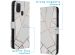 iMoshion Coque silicone design Samsung Galaxy A21s - White Graphic