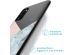 iMoshion Coque Design Samsung Galaxy A41 - Marbre - Rose / Noir