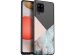 iMoshion Coque Design Samsung Galaxy A42 - Marbre - Rose / Noir