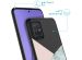 iMoshion Coque Design Samsung Galaxy A71 - Marbre - Rose / Noir