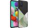 iMoshion Coque Design Samsung Galaxy A71 - Marbre - Vert / Noir
