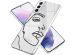 iMoshion Coque Design Galaxy S21 Plus - Visage abstrait - Noir
