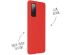 Accezz Coque Liquid Silicone Samsung Galaxy S20 FE - Rouge
