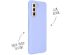 Accezz Coque Liquid Silicone Samsung Galaxy S21 Plus - Violet