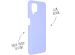 Accezz Coque Liquid Silicone Samsung Galaxy A12 - Violet