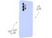 Accezz Coque Liquid Silicone Samsung Galaxy A72 - Violet