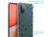 iMoshion Coque Design avec cordon Samsung Galaxy A72 - Panther Illustration / Transparent