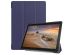 iMoshion Coque tablette Trifold Lenovo Tab E10 - Bleu foncé