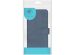 iMoshion Étui de téléphone portefeuille Luxe OnePlus 9 - Bleu foncé